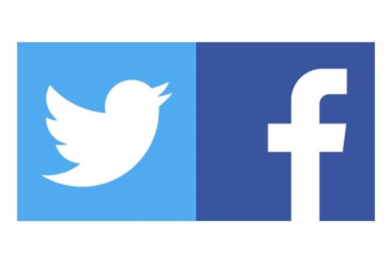 twitter facebook