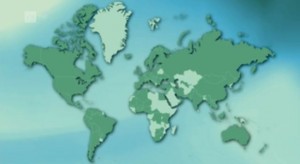 Maailmanmatkaajia Helsingissä ja televisiossa