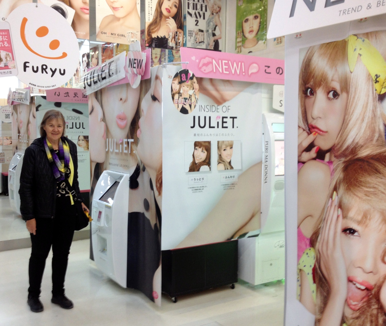 Purikura -kuvia Kiotossa