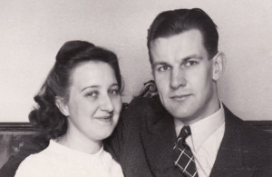 Vastanaineet Göteborgissa 4.4.1948