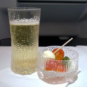 Finnair business alkupalat
