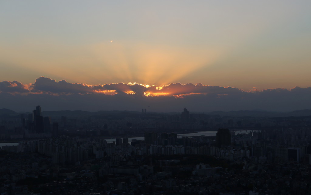 Soul torni auringonlasku