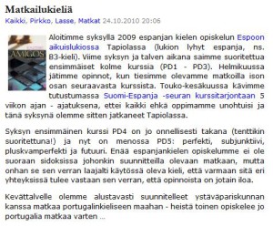 Meriharakka.net archive story 2010