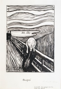 Huuto / Skriket Edvard Munch