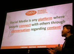 Matkamessut NBE Finland Andrew Chow