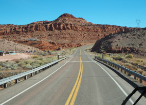 On the road to Bryce Canyon