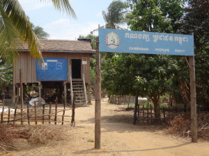 Tolppataloja Kambodzan maaseudulla 1
