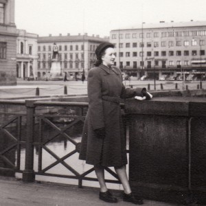 1947 Tyska bron taustalla Gustav Adolfin tori (Hjördis)