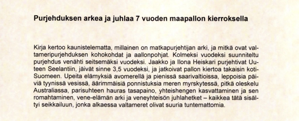 Merimatka tuntemattomaan 2b