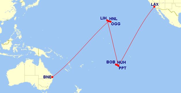 Australiasta Los Angelesiin