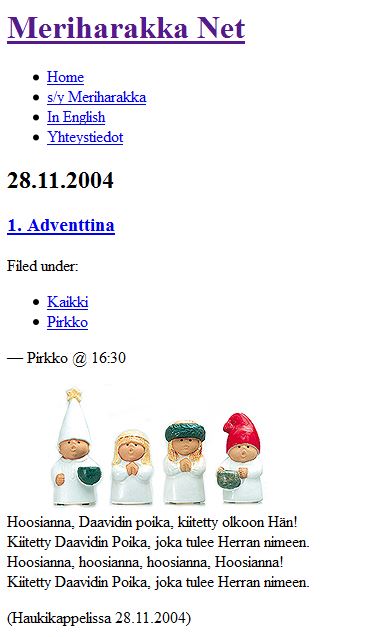 Meriharakka.net 2004