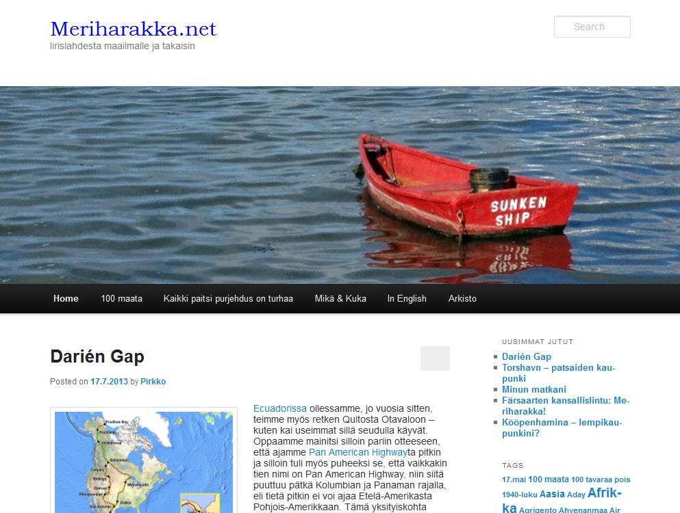 Meriharakka.net 2013 otsikko