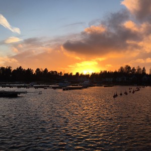 Marraskuinen auringonlasku