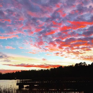 Auringonlasku Iirislahti