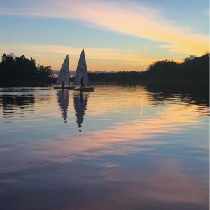 Auringonlasku Iirislahti