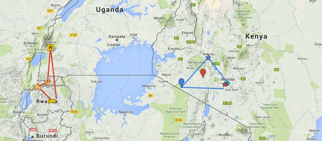 Ruanda, Uganda, Kenia