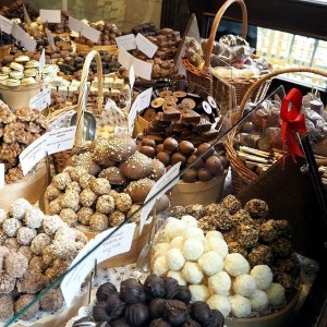 Suklaakauppa Kiovassa