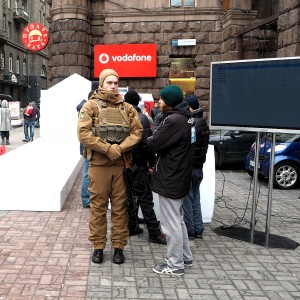 Kaupunkikuvaa Kiovassa