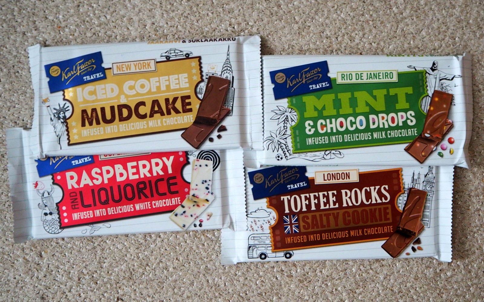Karl Fazer Travel suklaat