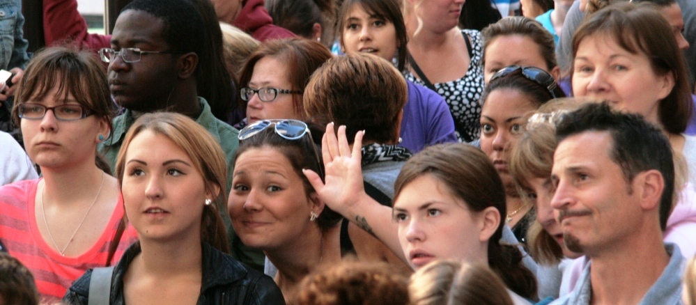 Vilkutus televisioyleisölle NYC 2012