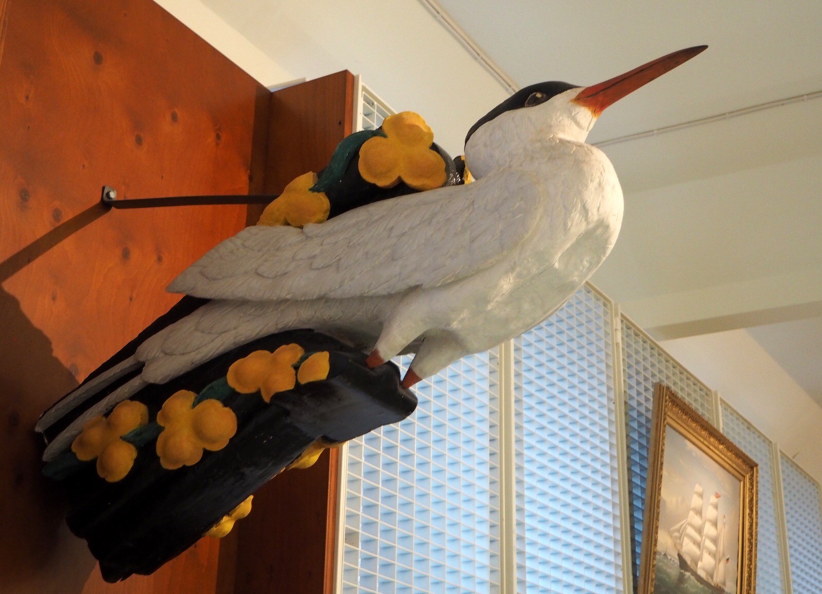 Tiira keulakuva merimuseo Maarianhamina