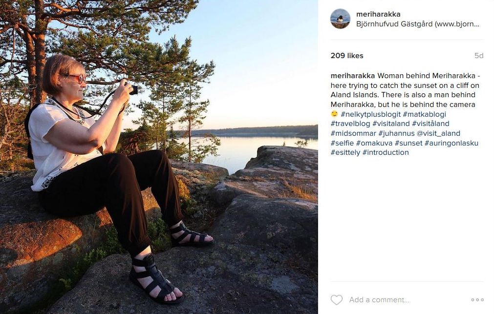 Pirkon kuva Instagramissa