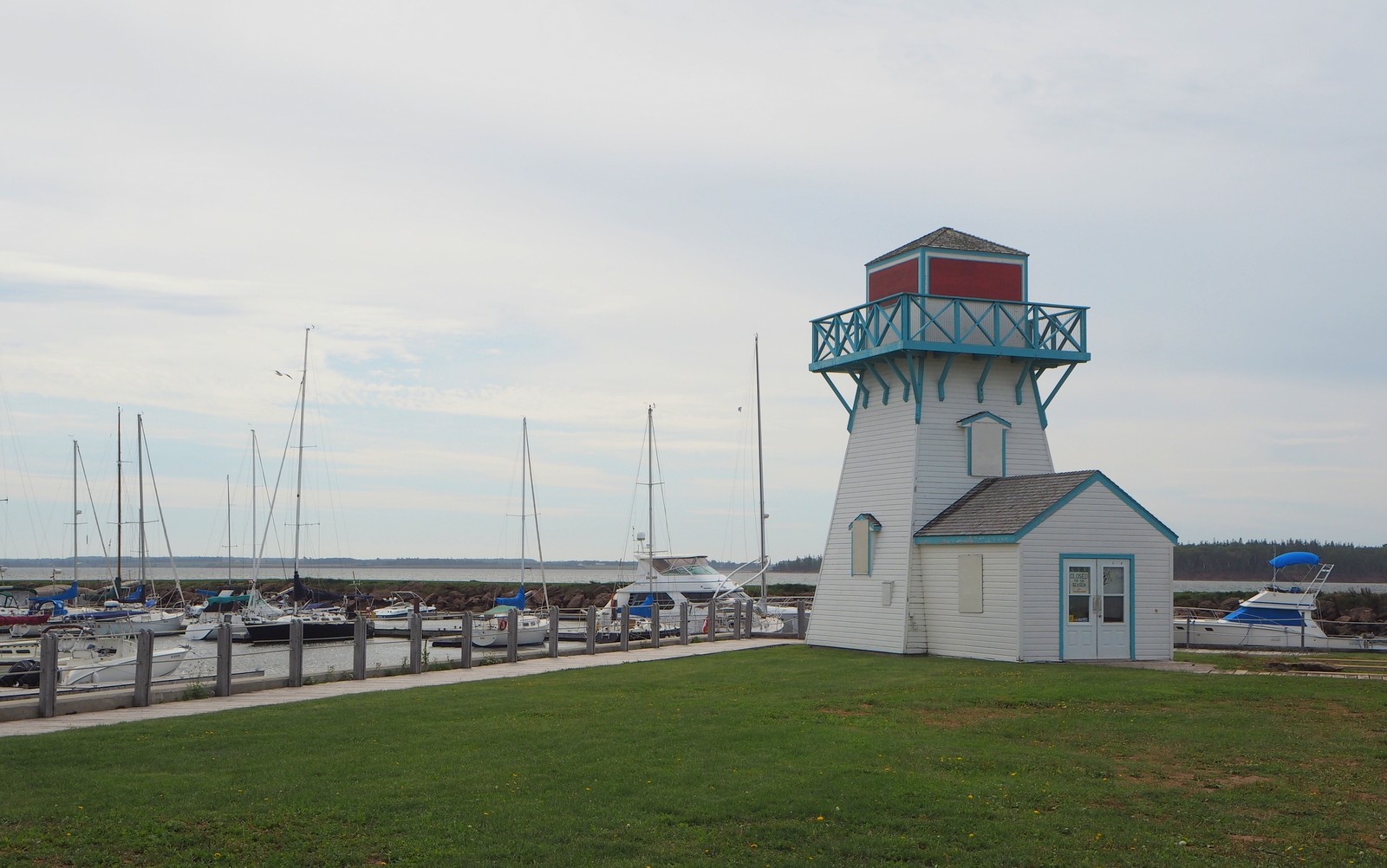 Summerside Spinnaker's Landing lighthouse PEI