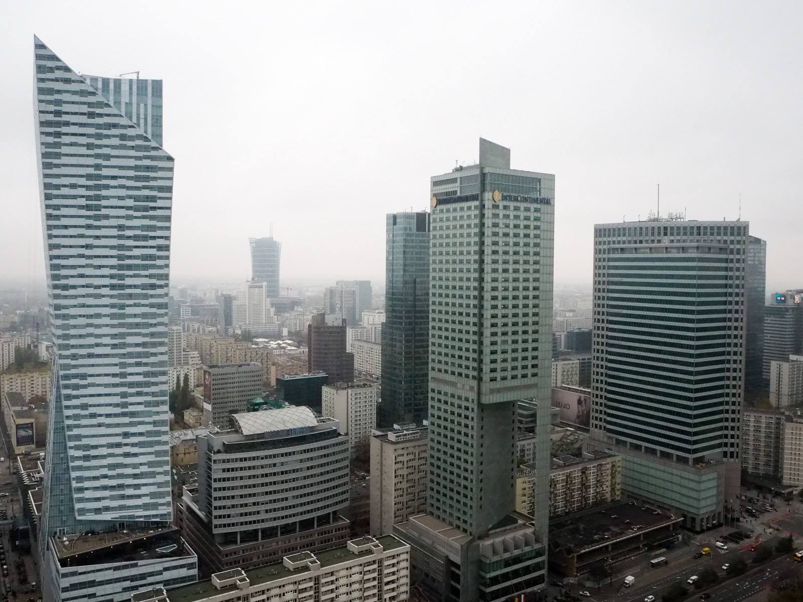 Warsaw Varsova näkymä Palace Culture and Science