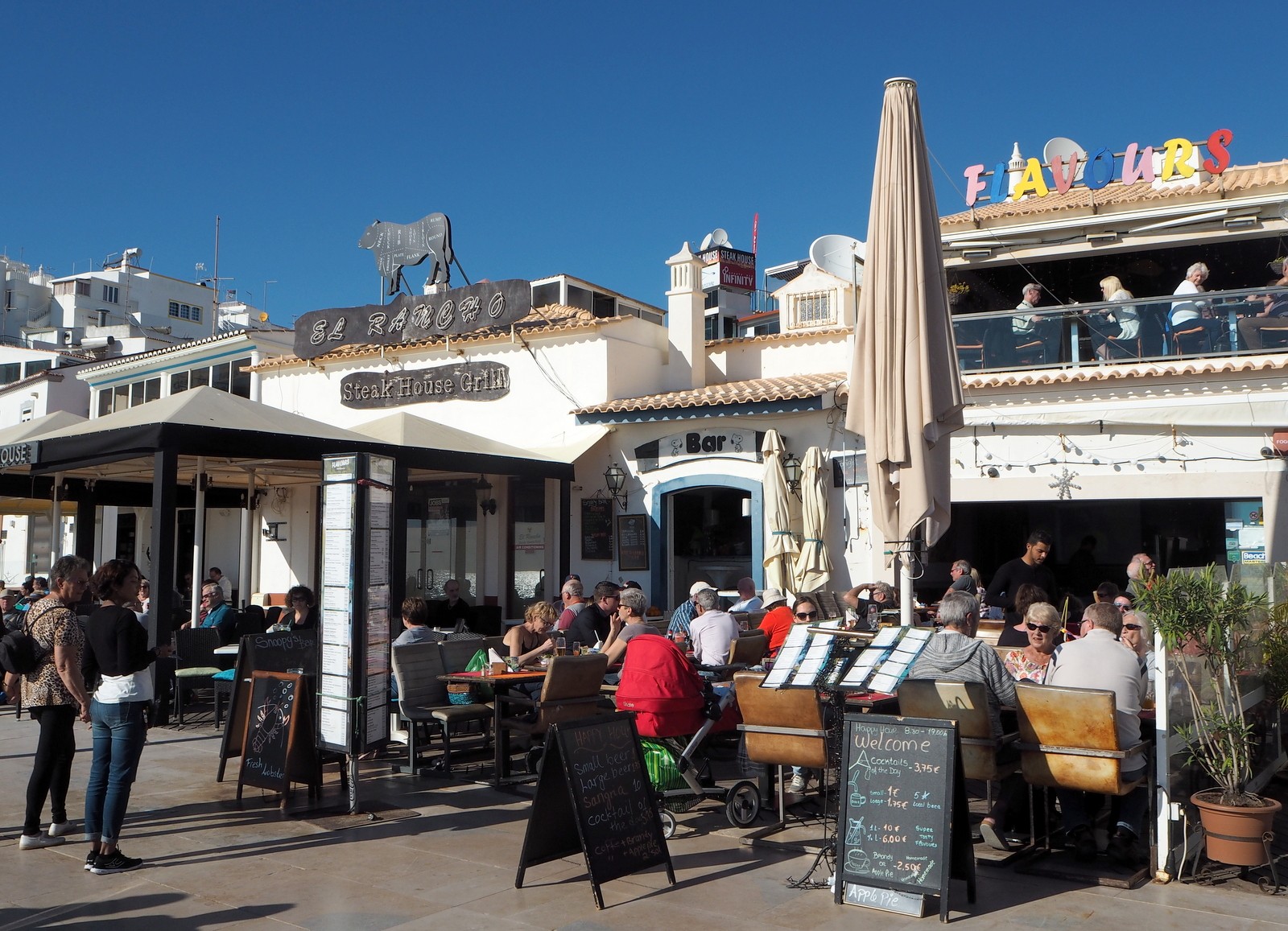 Albufeira rantaterasseja