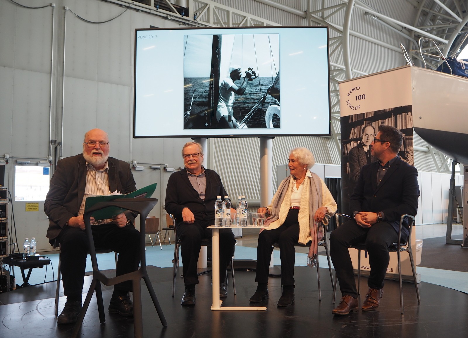 Schildt, keskustelijat venemessuilla