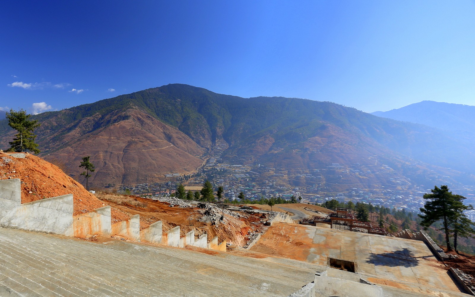 Thimphu buddha stairs