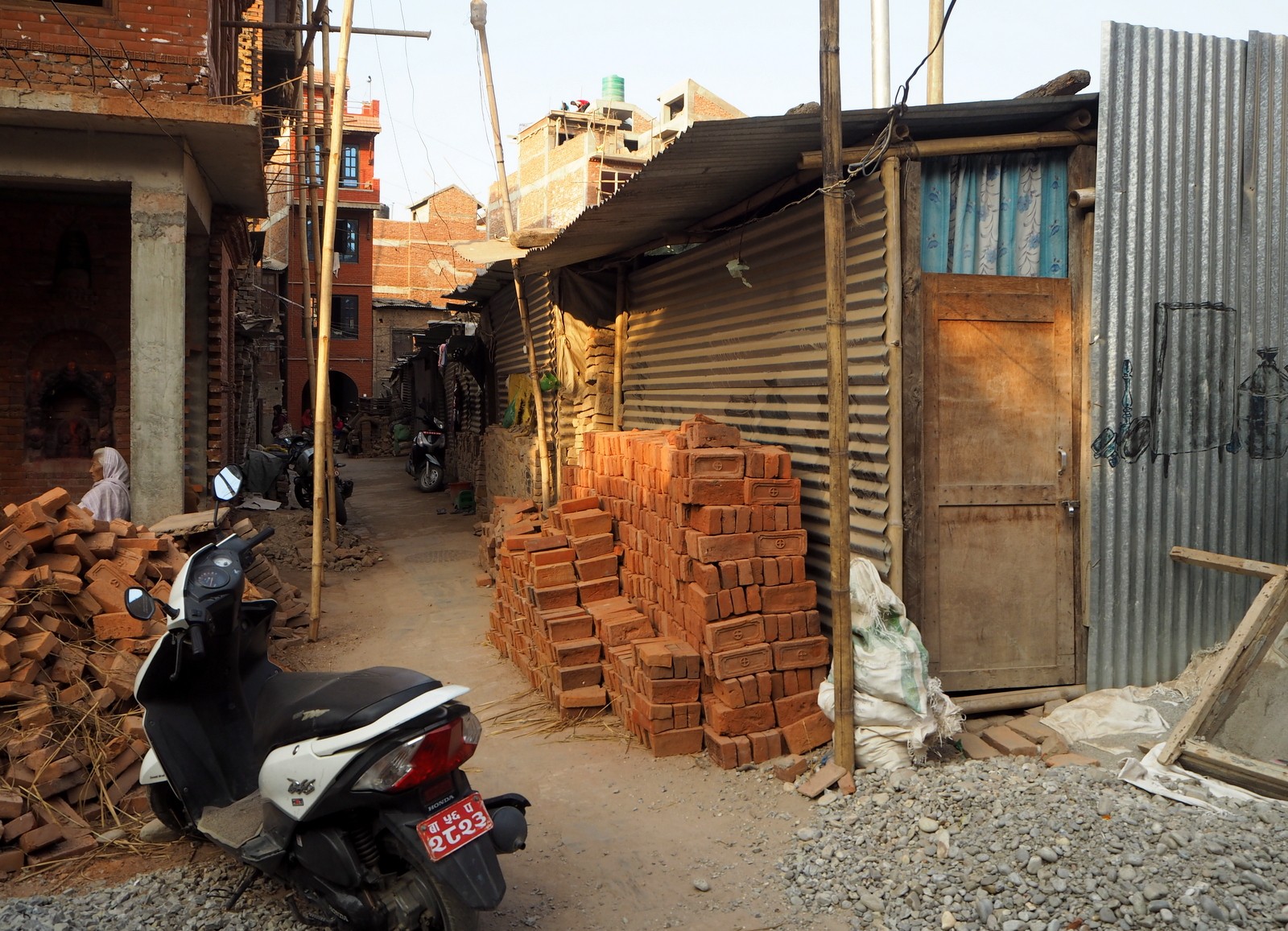 Nepal Bhaktapur jälleenrakennusta