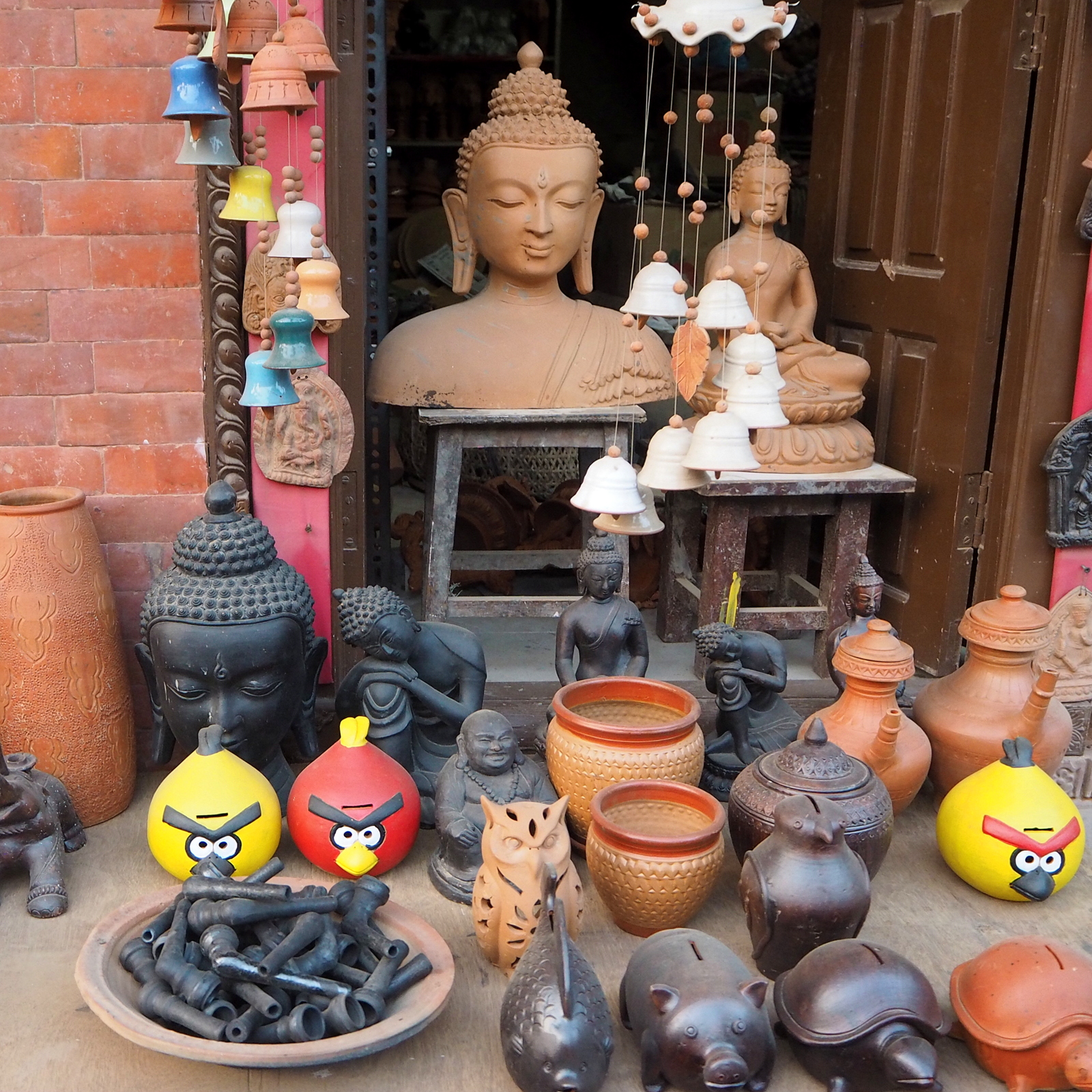 Nepal Bhaktapur Angry Bird
