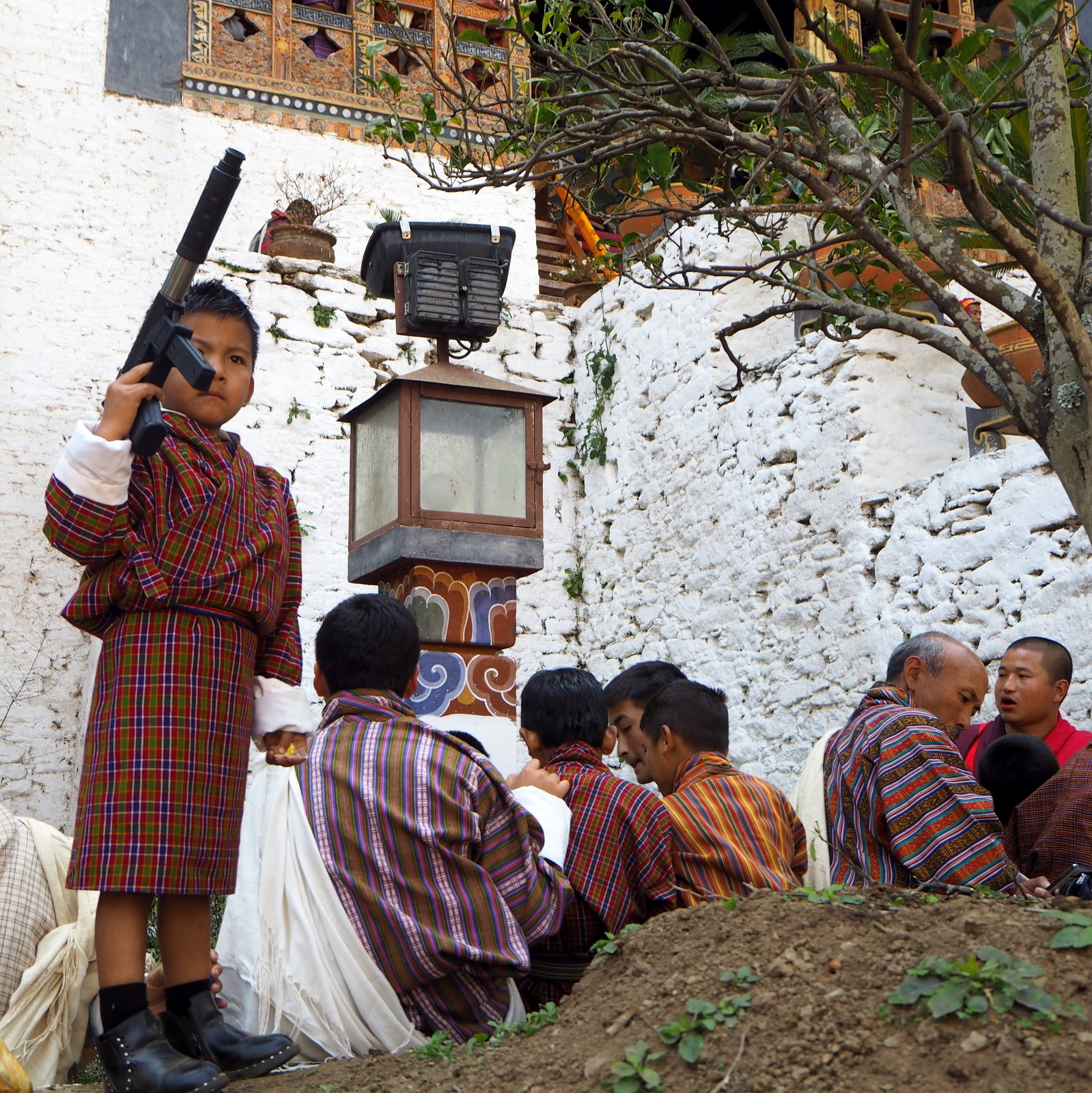 Punakha katsojia