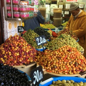 Casablanca olive market