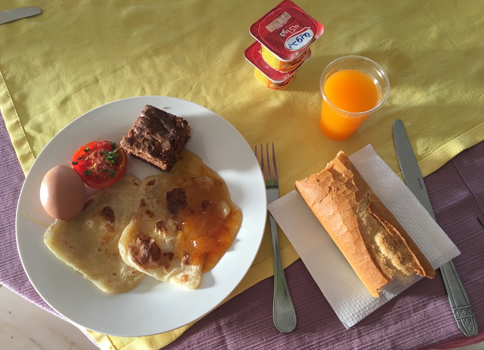 Tyypillinen TSS-aamiainen