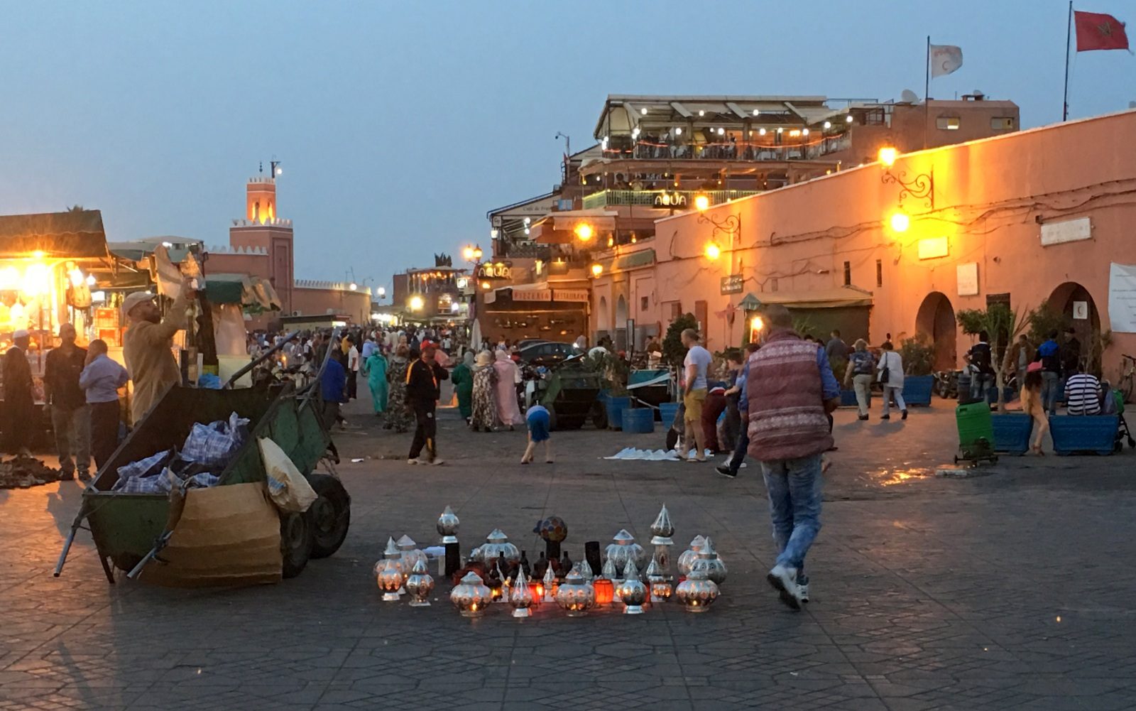 Marrakeshin medina Jemal el-Fna