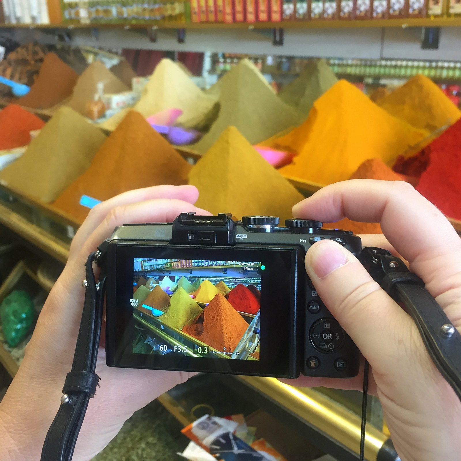 Marrakesh medina spices