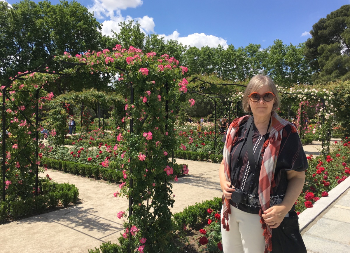 Madrid Retiro Rosaleda rosegarden - Madrid ruusujen kaupunki