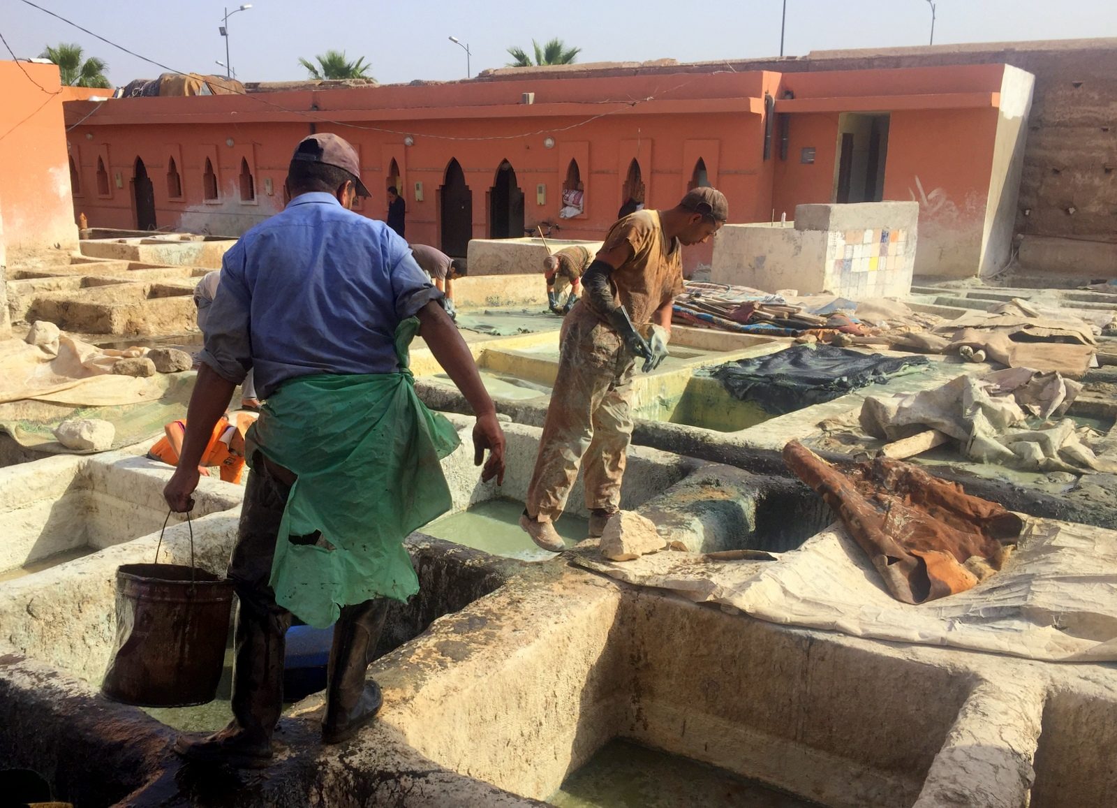 Marrakesh medina Tannery