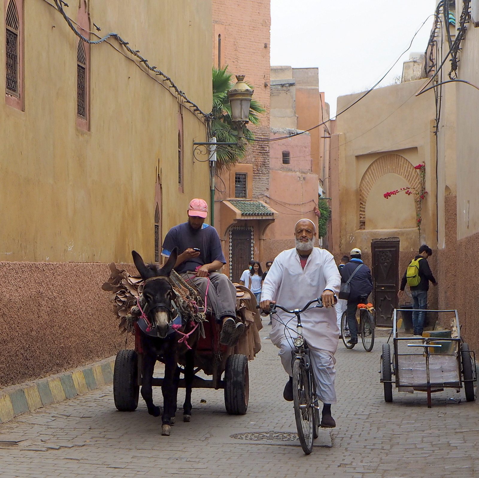 Marrakesh medina trafic