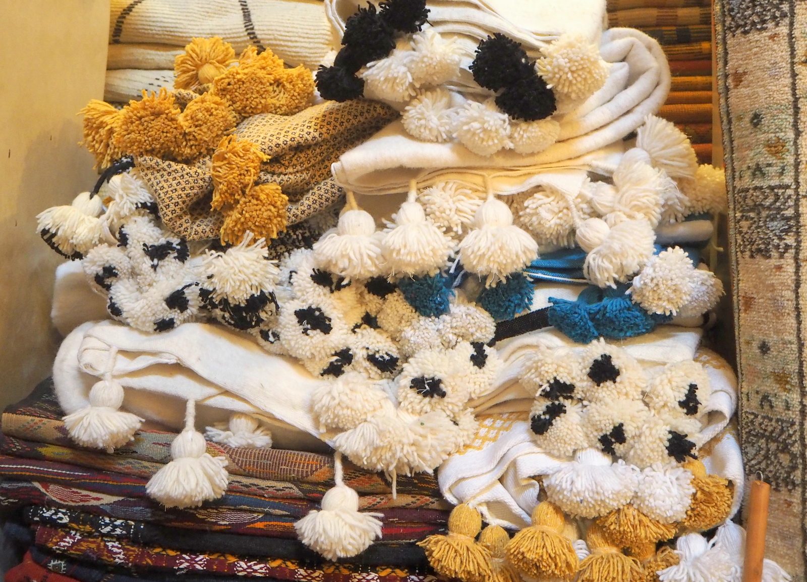 Marrakesh medina carpets