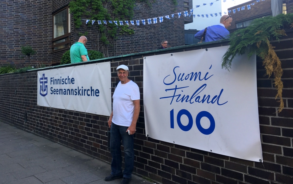 Merimieskirkko Hampuri satama alue