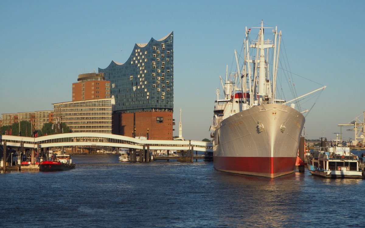 Elbphilharmonie Hamburg Hampuri satama alue