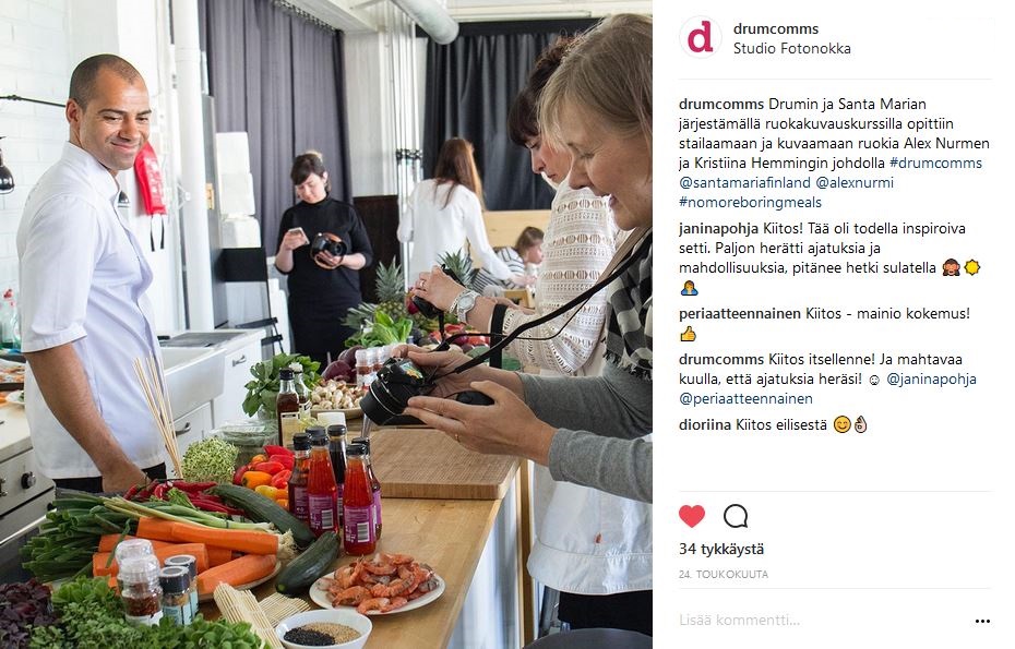 Ruokakuvaus Fotonokka