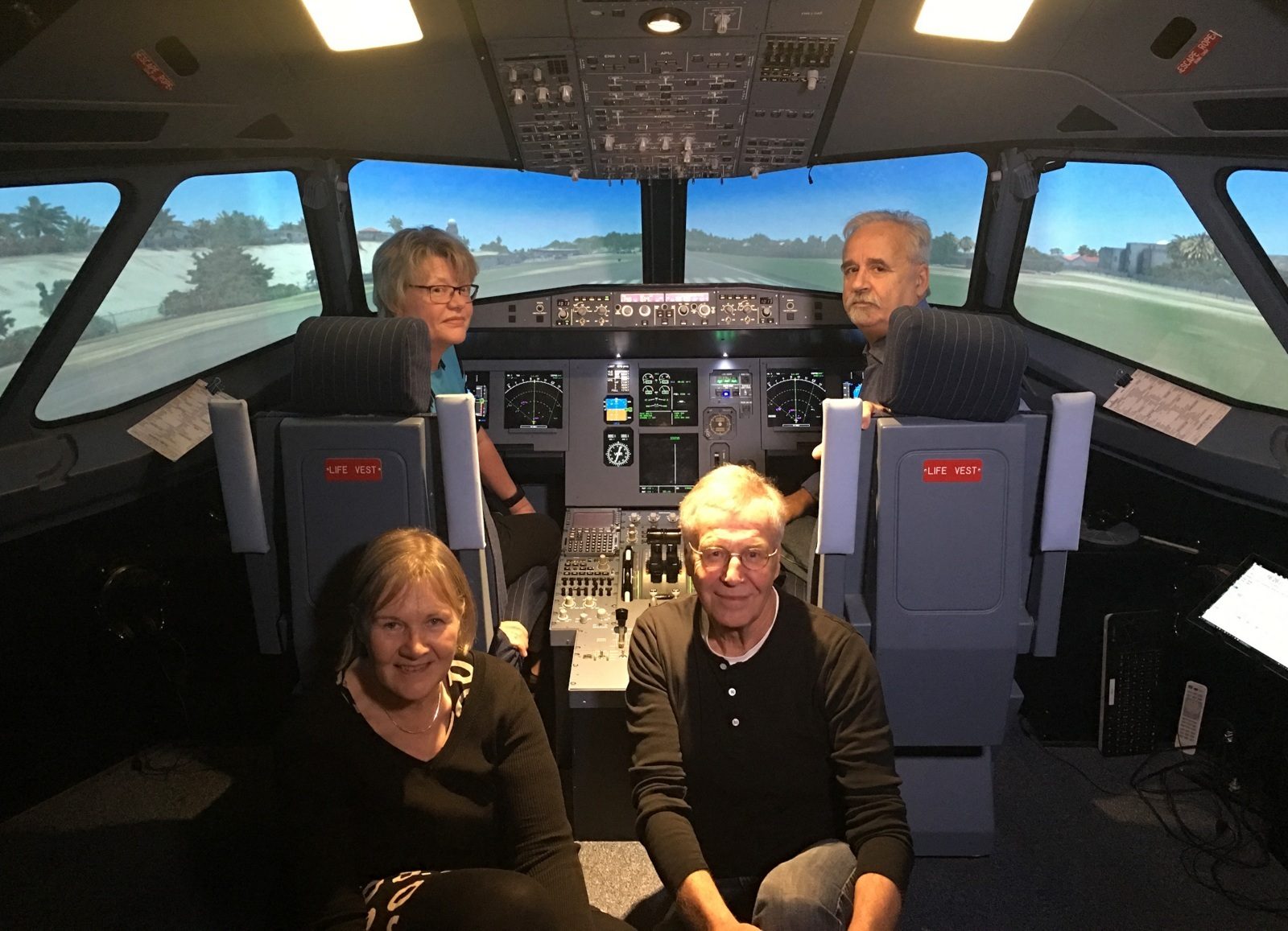 Lentosimulaattori Airbus A320 Takeoff lentosimulaattori