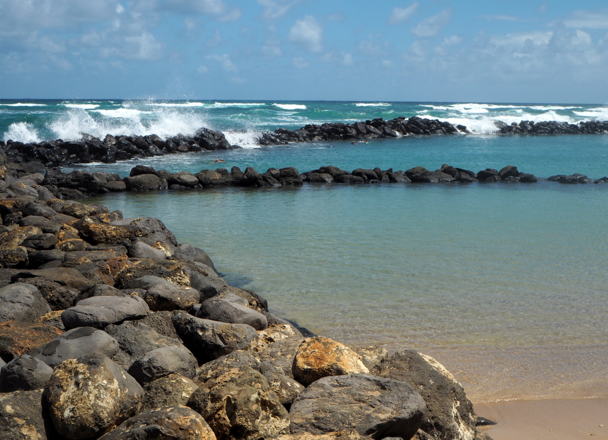 Lydgate Beach Kauai Havaiji