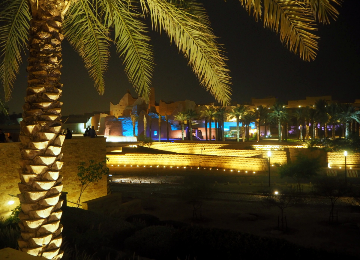 Riadin illassa Saudi-Arabiassa