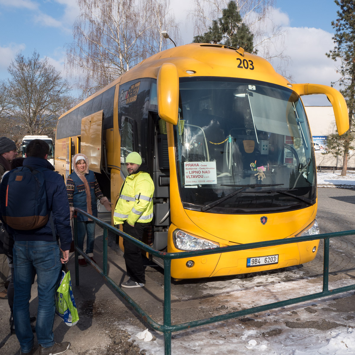 Cesky Krumlov bussilla