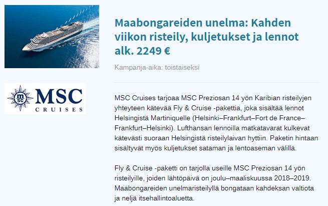 Maabongareiden unelma